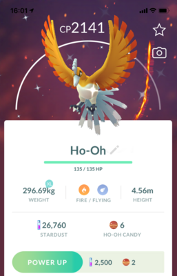 Shiny Ho-Oh - Pokemon GO Trade