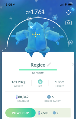 Shiny Regice - Pokemon GO Trade