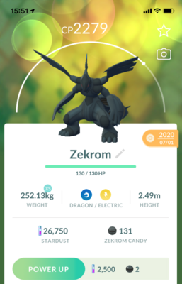 Zekrom Trade - Pokemon GO Trade