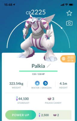 Palkia Trade - Pokemon GO Trade
