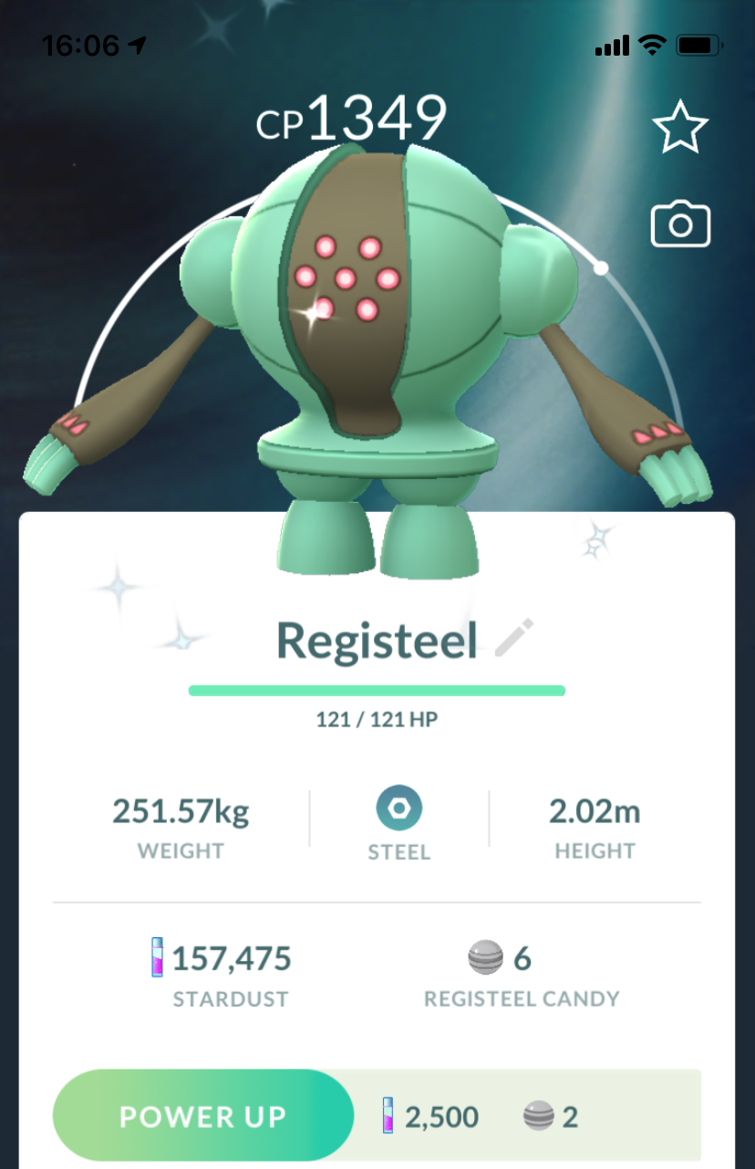 Shiny Registeel - Pokemon GO Trade