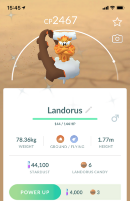 Shiny Landorus Incarnate Form - Pokemon GO Trade
