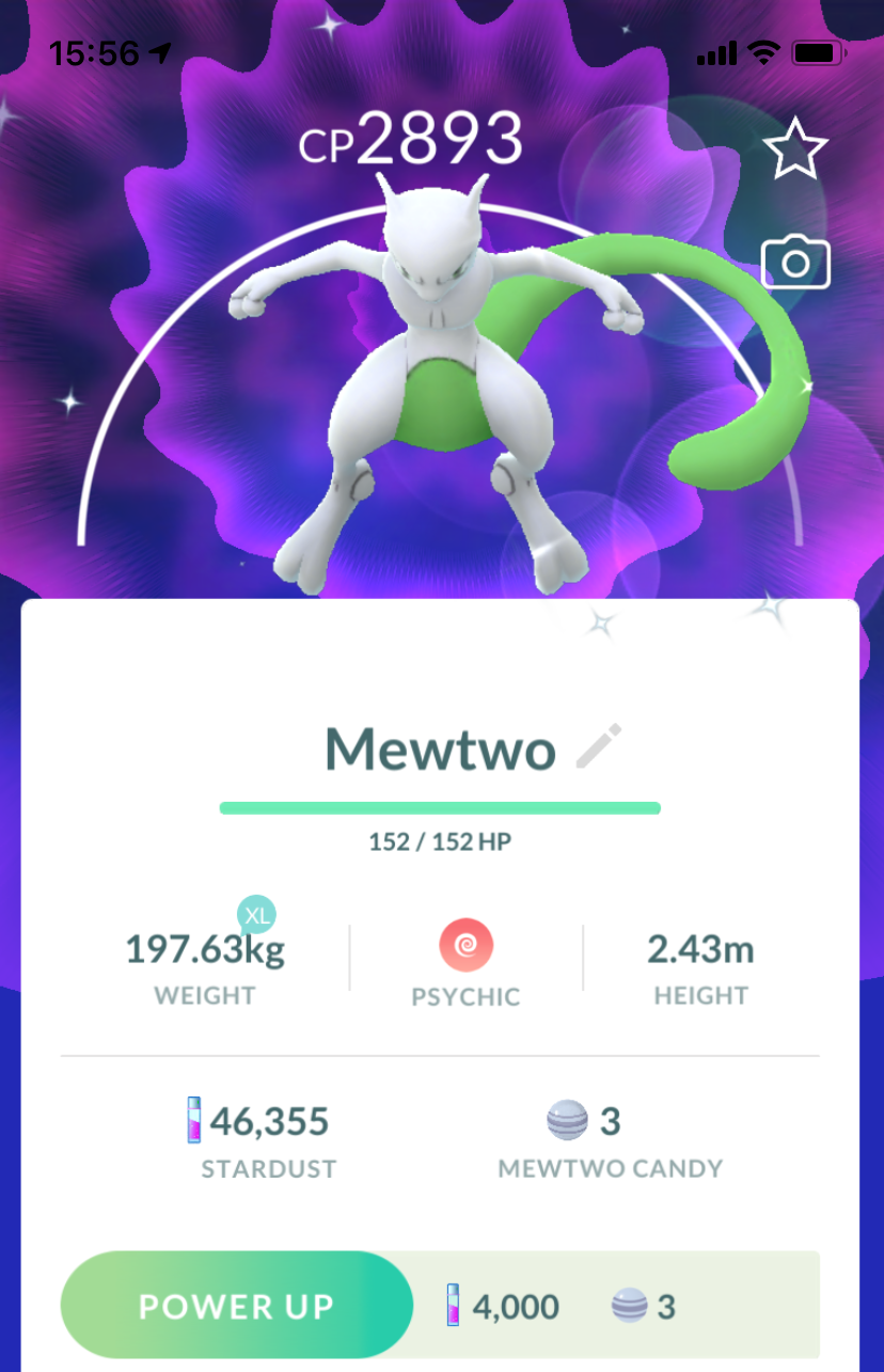 150 Shiny Mewtwo Lv25 Pokemon Go Trade