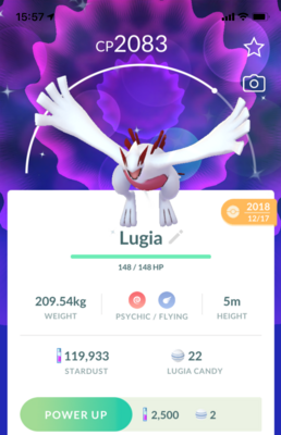 Shiny Lugia - Pokemon GO Trade