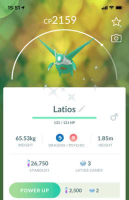 Shiny Latios  - Pokemon GO Trade
