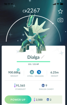 Shiny Dialga - Pokemon GO Trade