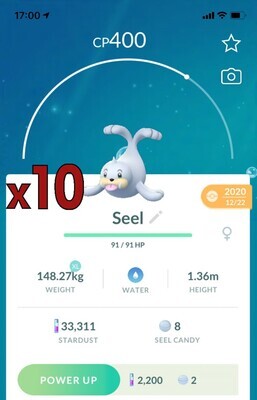 Seel [x10] - Pokemon GO Trade