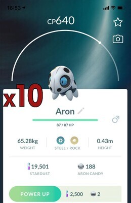 Aron [x10] - Pokemon GO Trade