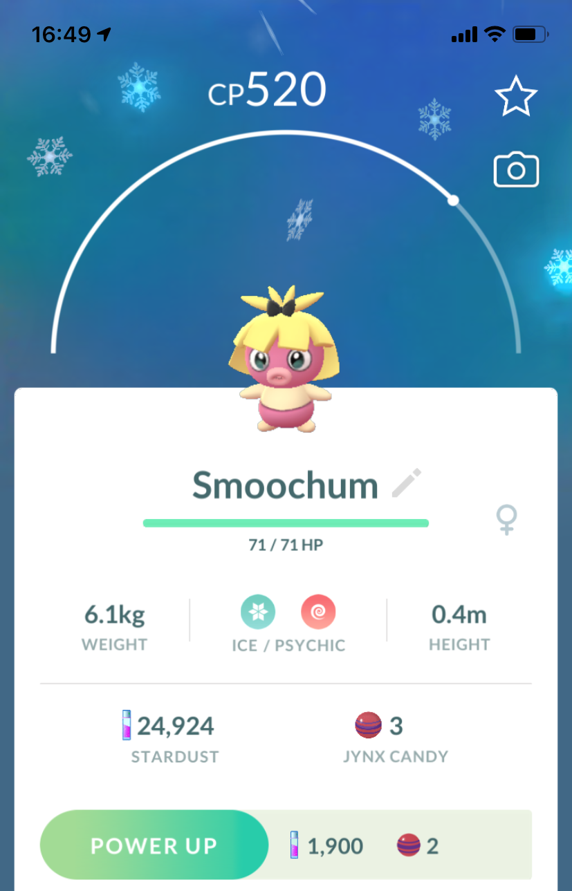 Smoochum Fashion Week - Pokemon GO Trade
