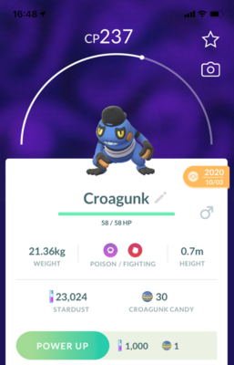 Croagunk Fashion Week - Pokemon GO Trade