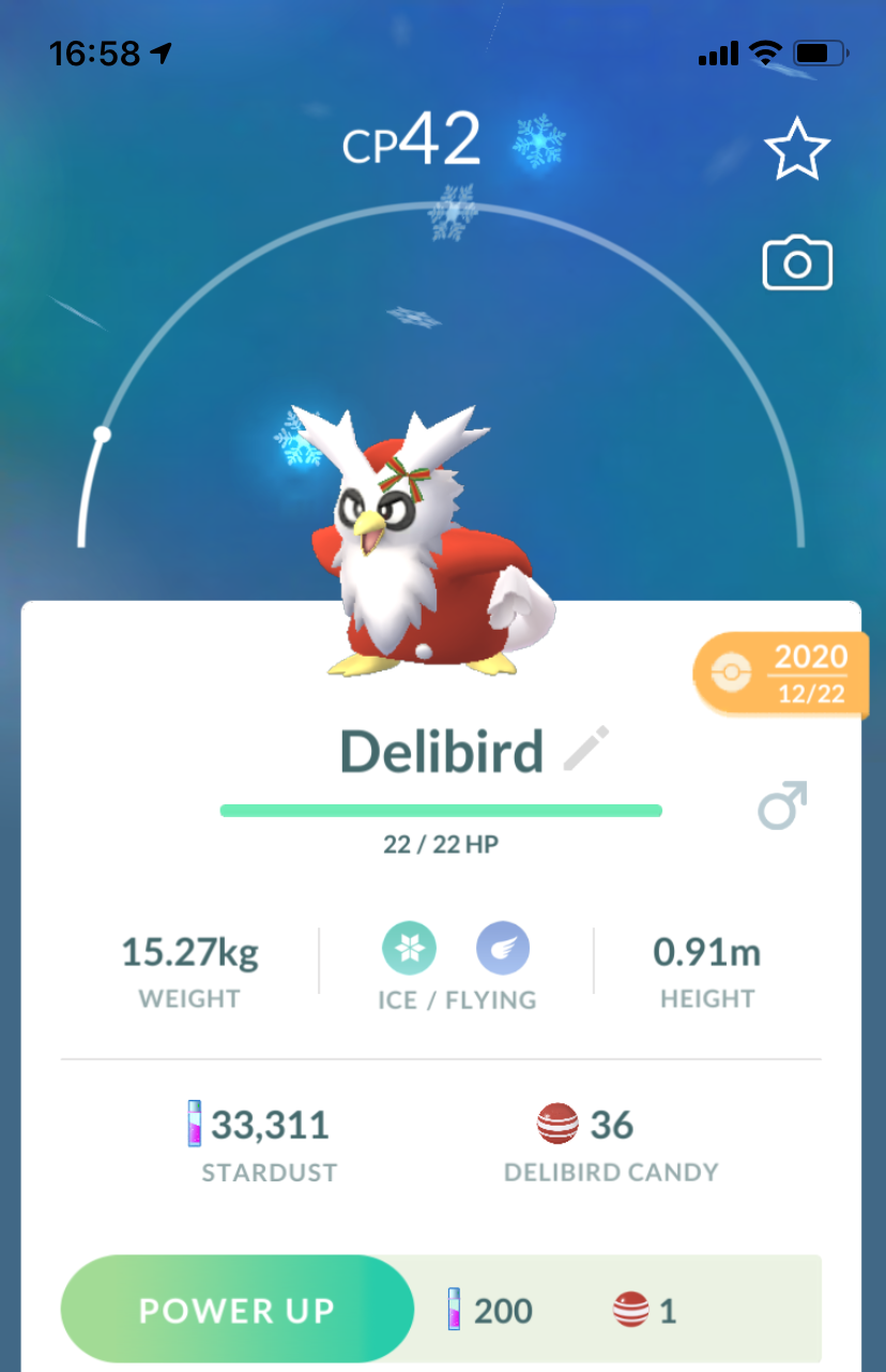 Delibird with Bow - Pokemon GO Trade