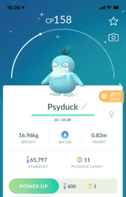 Shiny Psyduck - Pokemon GO Trade