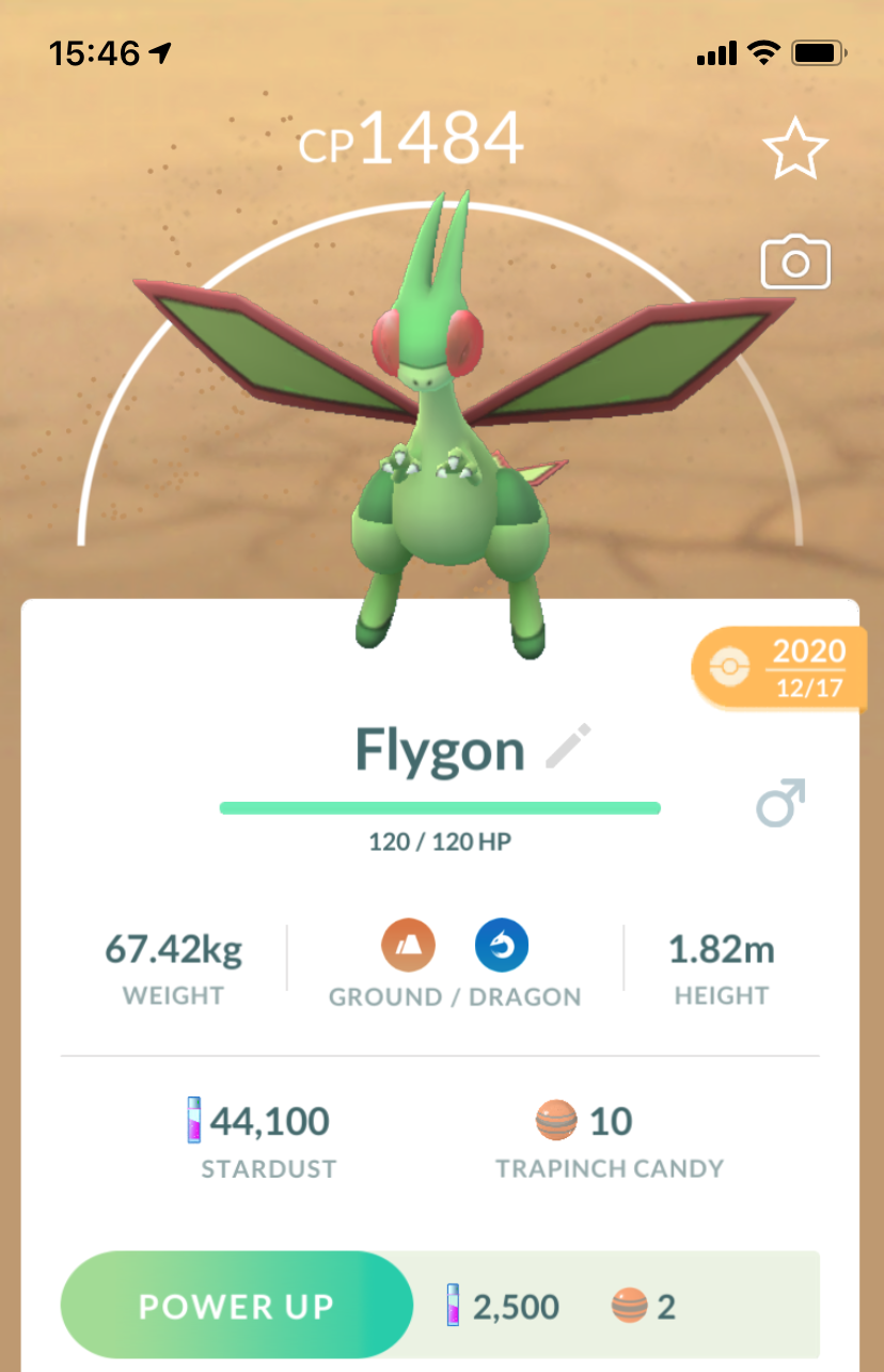 #330 - Flygon - Pokemon GO Trade