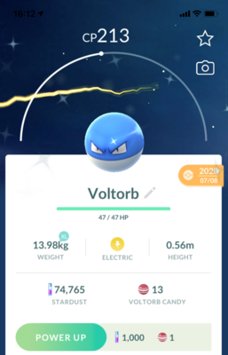 Shiny Voltorb - Pokemon GO Trade
