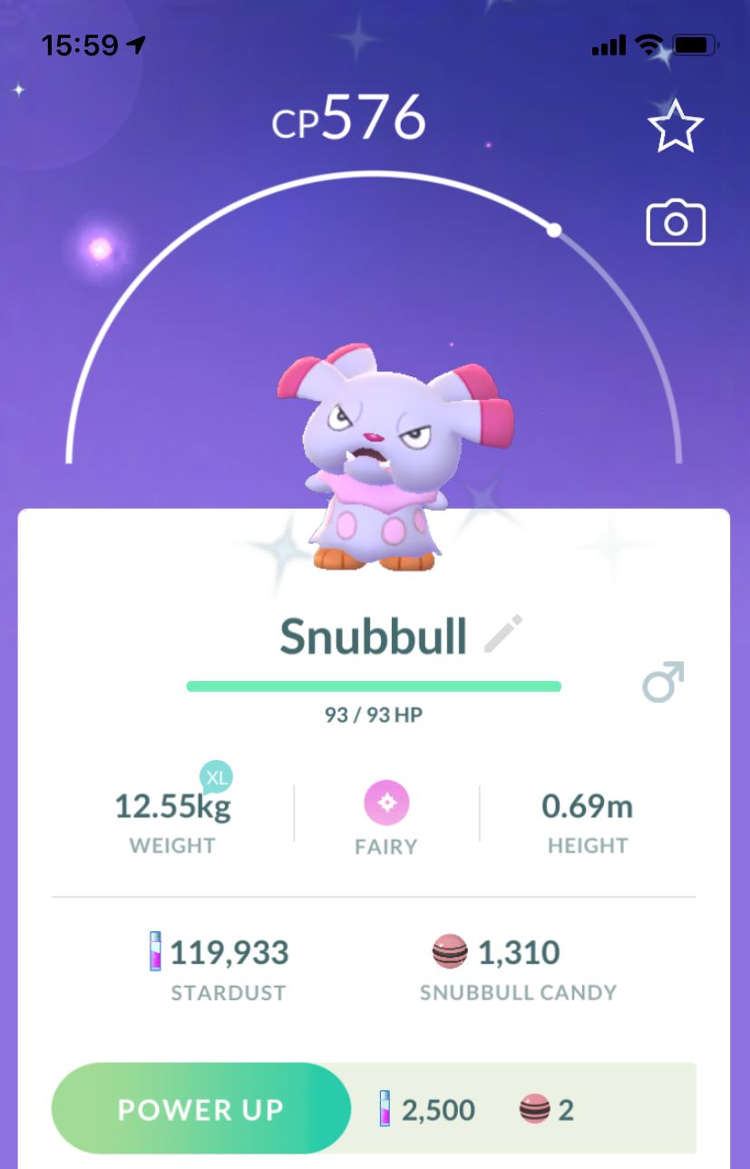 #209 - Shiny Snubbull - Pokemon GO Trade