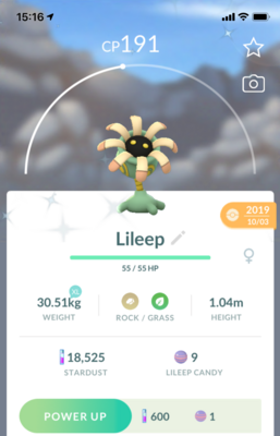 Shiny Lileep - Pokemon GO Trade