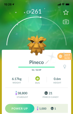 Shiny Pineco - Pokemon GO Trade
