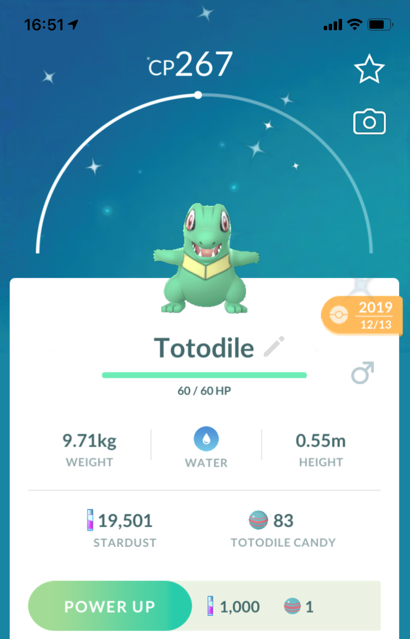 #158 - Shiny Totodile - Pokemon GO Trade