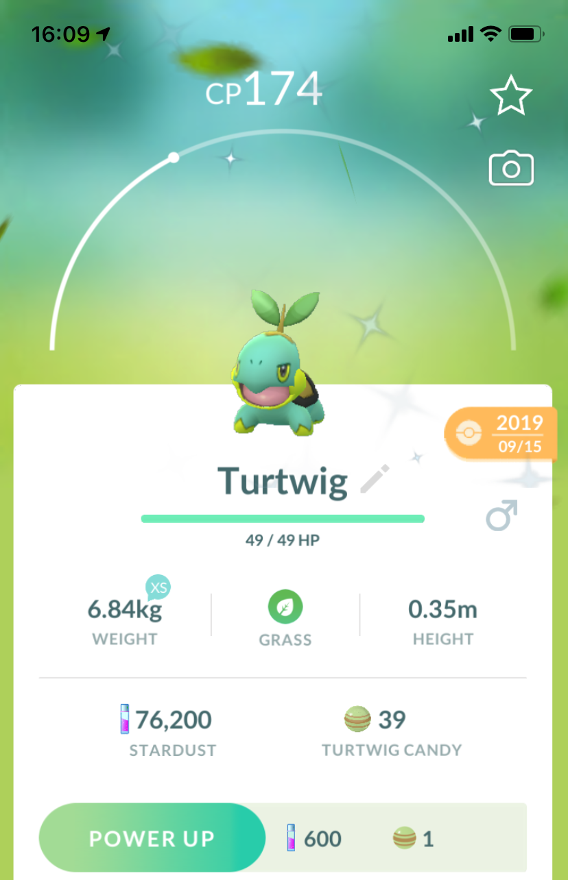 Shiny Turtwig - Pokemon GO Trade