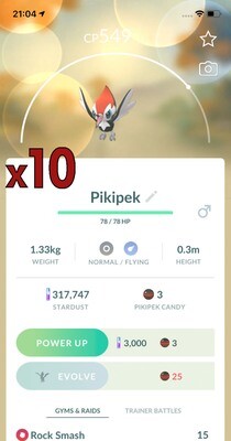Pikipek Trades [x10] - Pokemon GO Trade