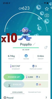 Popplio Trades [x10] - Pokemon GO Trade