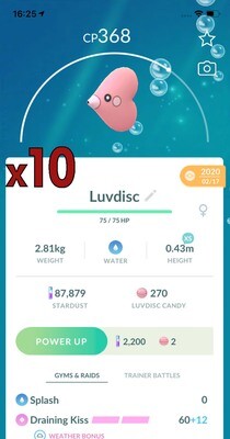 #370 - Luvdisc Trades [x10] - Pokemon GO Trade