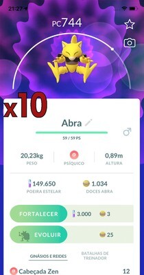 Abra Trades [x10] - Pokemon GO Trade