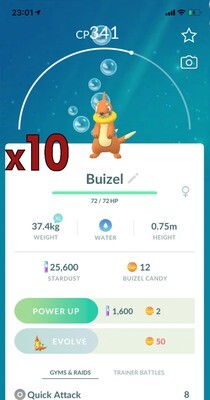Buizel Trades [x10] - Pokemon GO Trade