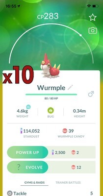 Wurmple Trades [x10] - Pokemon GO Trade