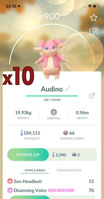 Audino Trades [x10] - Pokemon GO Trade