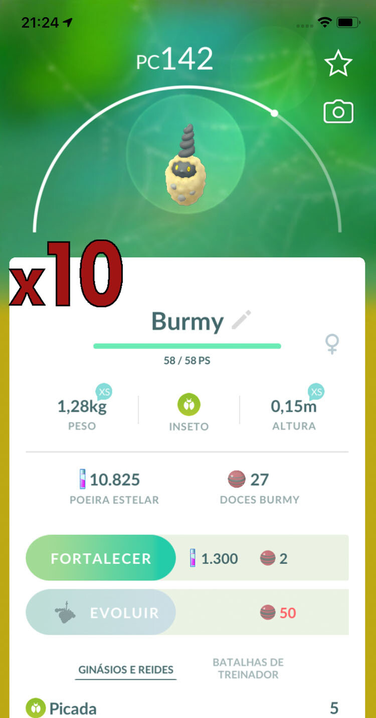 Burmy Sandy Trades [x10] - Pokemon GO Trade