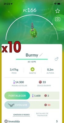 Burmy Plant Trades [x10] - Pokemon GO Trade