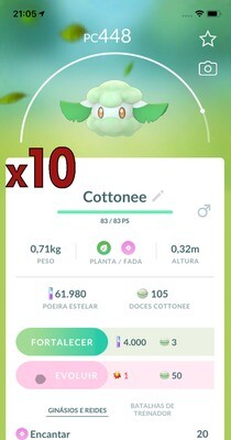 Cottonee Trades [x10] - Pokemon GO Trade