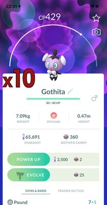 Gothita Trades [x10] - Pokemon GO Trade