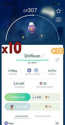 Drifloon Trades [x10] - Pokemon GO Trade