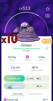 Grimer Trades [x10] - Pokemon GO Trade