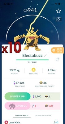 Electabuzz Trades [x10] - Pokemon GO Trade