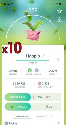 Hoppip Trades [x10] - Pokemon GO Trade