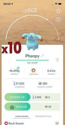Phanpy Trades [x10] - Pokemon GO Trade