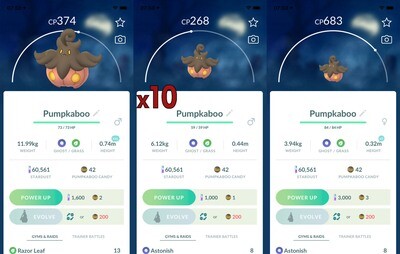 Pumpkaboo Trades [x10] - Pokemon GO Trade