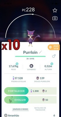 Purrloin Trades [x10] - Pokemon GO Trade