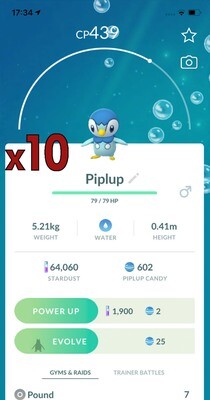 Piplup Trades [x10] - Pokemon GO Trade
