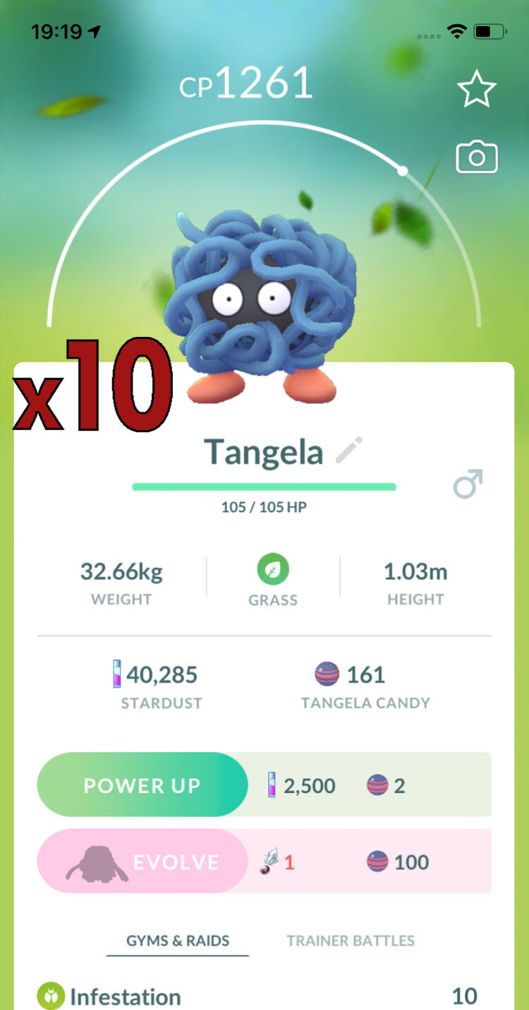 Tangela Trades [x10] - Pokemon GO Trade