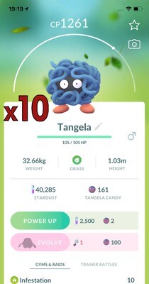 Tangela Trades [x10] - Pokemon GO Trade
