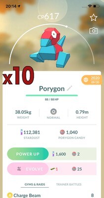 Porygon Trades [x10] - Pokemon GO Trade