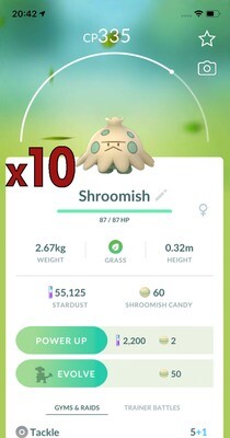 Shroomish Trades [x10] - Pokemon GO Trade