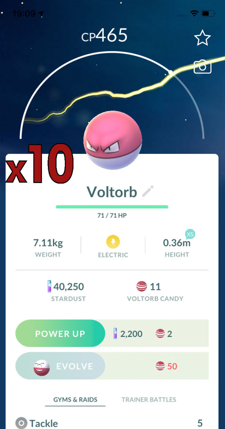 #100 - Voltorb Trades [x10] - Pokemon GO Trade