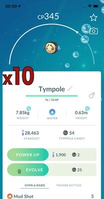 Tympole Trades [x10] - Pokemon GO Trade