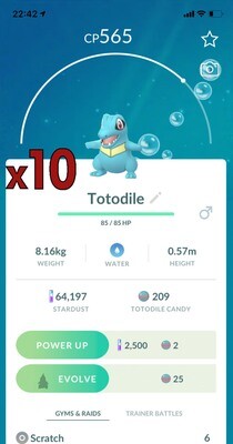 Totodile Trades [x10] - Pokemon GO Trade