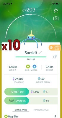 Surskit Trades [x10] - Pokemon GO Trade